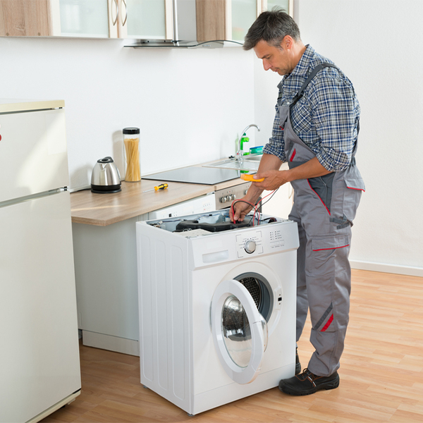 can you walk me through the steps of troubleshooting my washer issue in Brookside